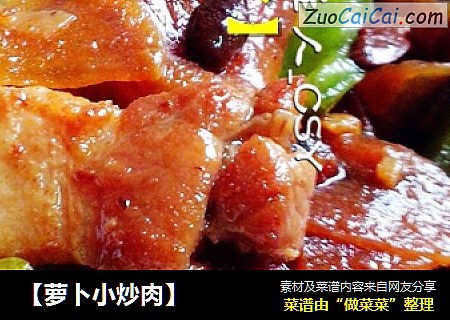 萝卜小炒肉