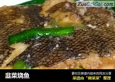 韭菜烧鱼
