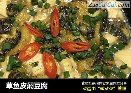 草鱼皮焖豆腐