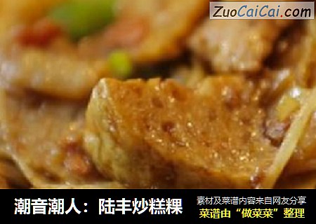 潮音潮人：陆丰炒糕粿