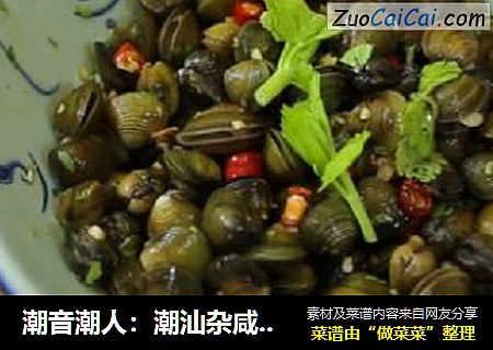 潮音潮人：潮汕杂咸腌沙蚬