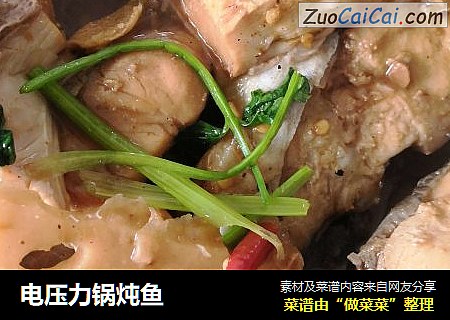 电压力锅炖鱼