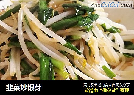 韭菜炒银芽