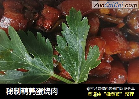 秘制鹌鹑蛋烧肉