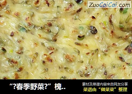 “?春季野菜?”槐花两面煎饼