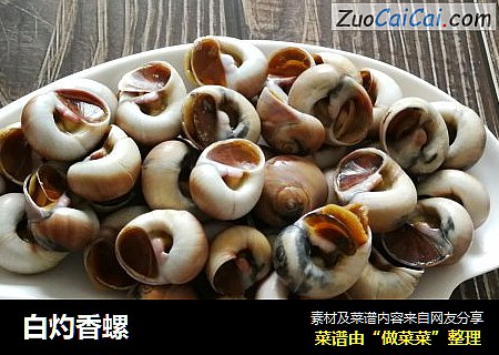 白灼香螺