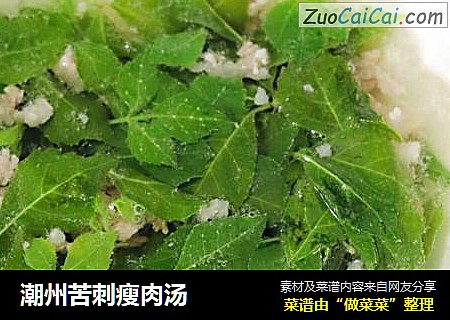 潮州苦刺瘦肉汤