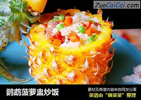 鹦鹉菠萝盅炒饭