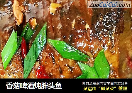 香菇啤酒炖胖头鱼