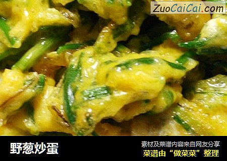 野葱炒蛋