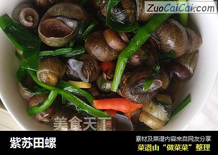 紫苏田螺