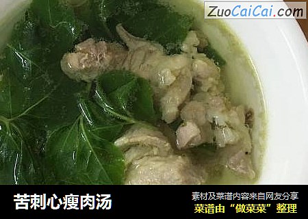 苦刺心瘦肉汤