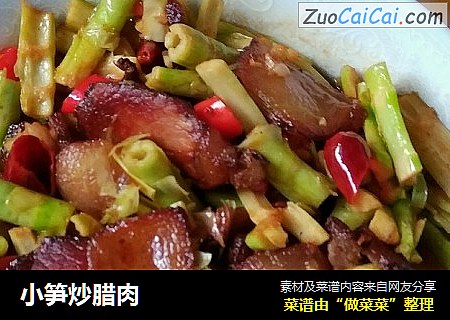 小笋炒腊肉