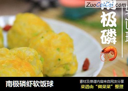 南极磷虾软饭球