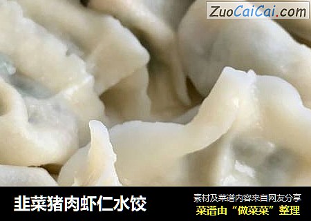 韭菜猪肉虾仁水饺