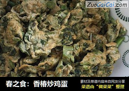春之食：香椿炒鸡蛋