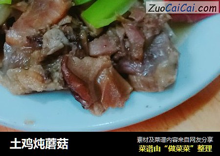 土鸡炖蘑菇