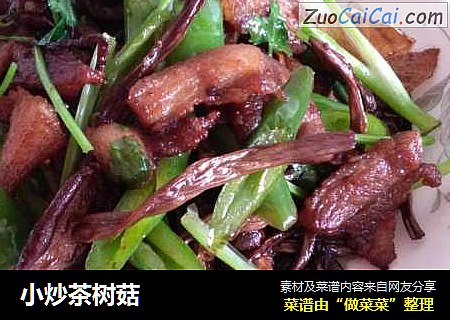 小炒茶树菇