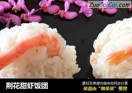 荆花甜虾饭团