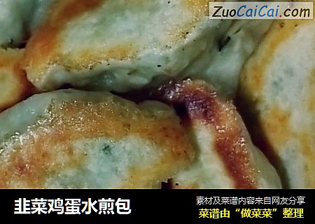 韭菜鸡蛋水煎包