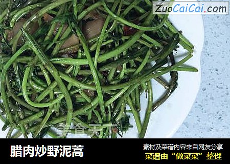 腊肉炒野泥蒿