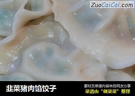 韭菜猪肉馅饺子