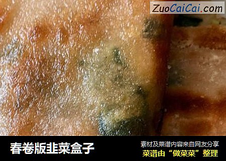 春卷版韭菜盒子