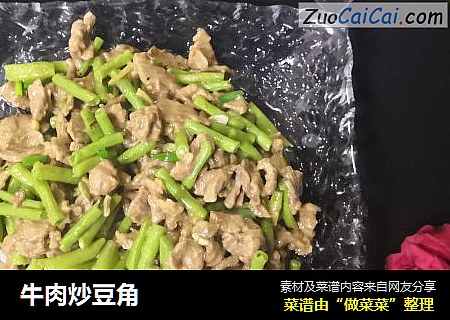 牛肉炒豆角