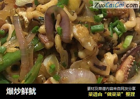爆炒鲜鱿