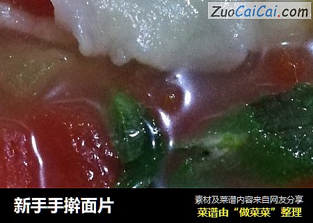 新手手擀面片