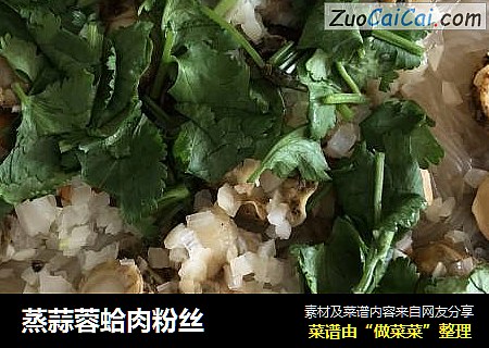 蒸蒜蓉蛤肉粉丝