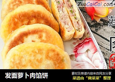 发面萝卜肉馅饼