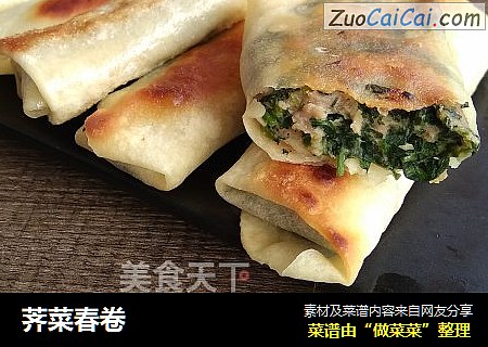 荠菜春卷