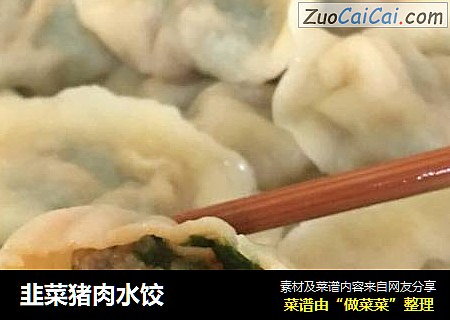 韭菜猪肉水饺