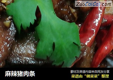 麻辣猪肉条