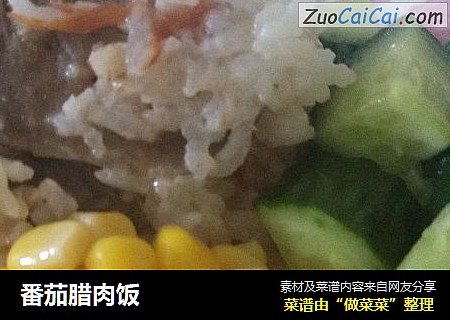 番茄腊肉饭