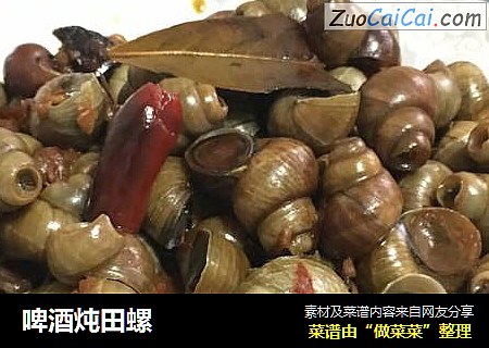 啤酒炖田螺