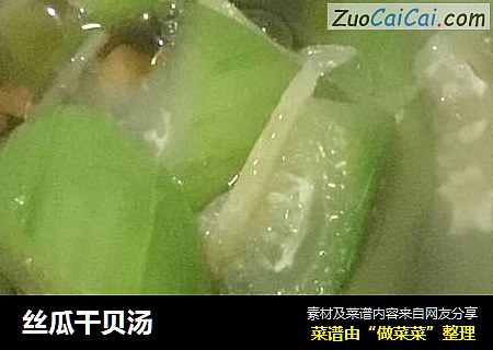 丝瓜干贝汤