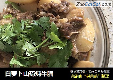 白萝卜山药炖牛腩