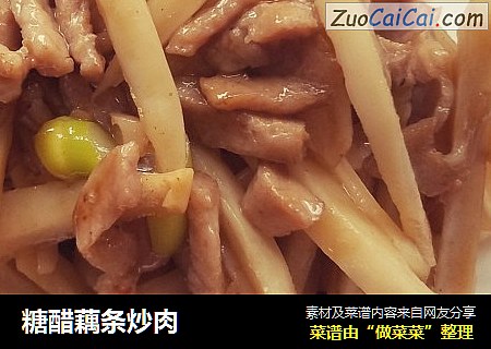 糖醋藕条炒肉