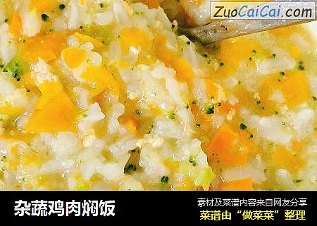 杂蔬鸡肉焖饭