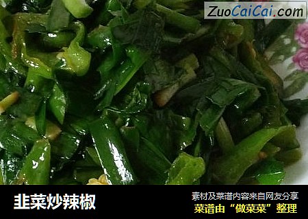 韭菜炒辣椒