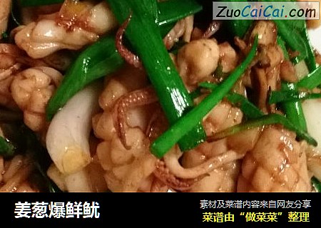 姜葱爆鲜鱿
