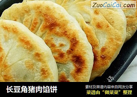 长豆角猪肉馅饼