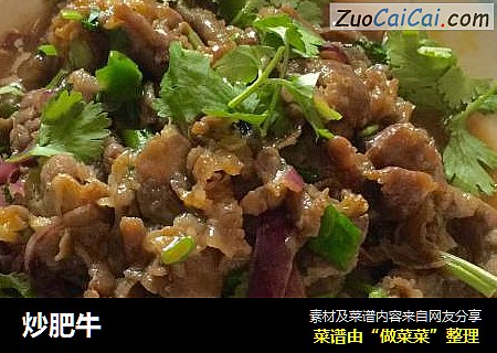 炒肥牛