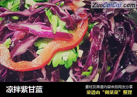 凉拌紫甘蓝