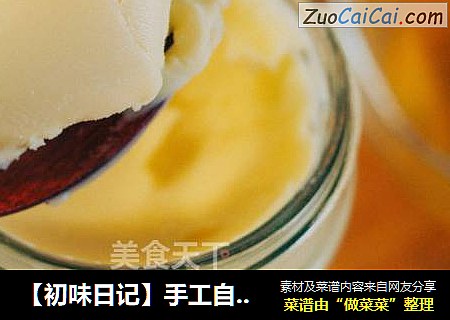 【初味日记】手工自制黄油