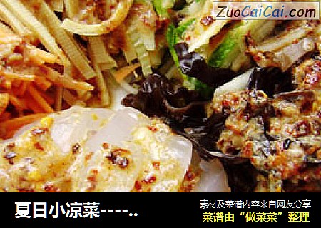 夏日小凉菜----五彩拉皮