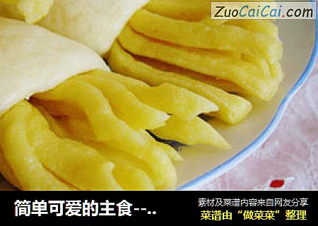 简单可爱的主食--金丝面卷