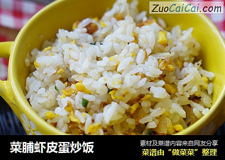 菜脯虾皮蛋炒饭